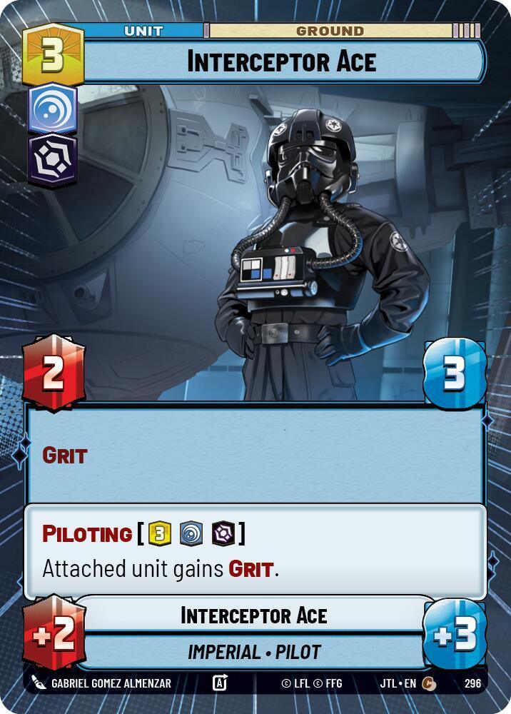  Interceptor Ace (Hyperspace) (296) [Jump to Lightspeed] - Trading Card World