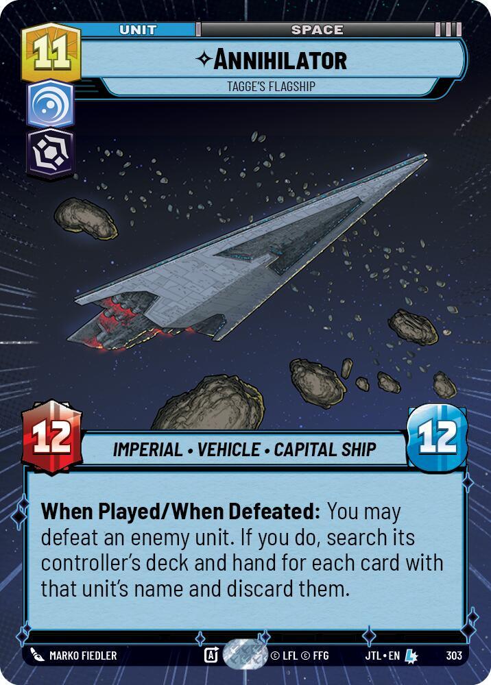  Annihilator - Tagge's Flagship (Hyperspace) (303) [Jump to Lightspeed] - Trading Card World