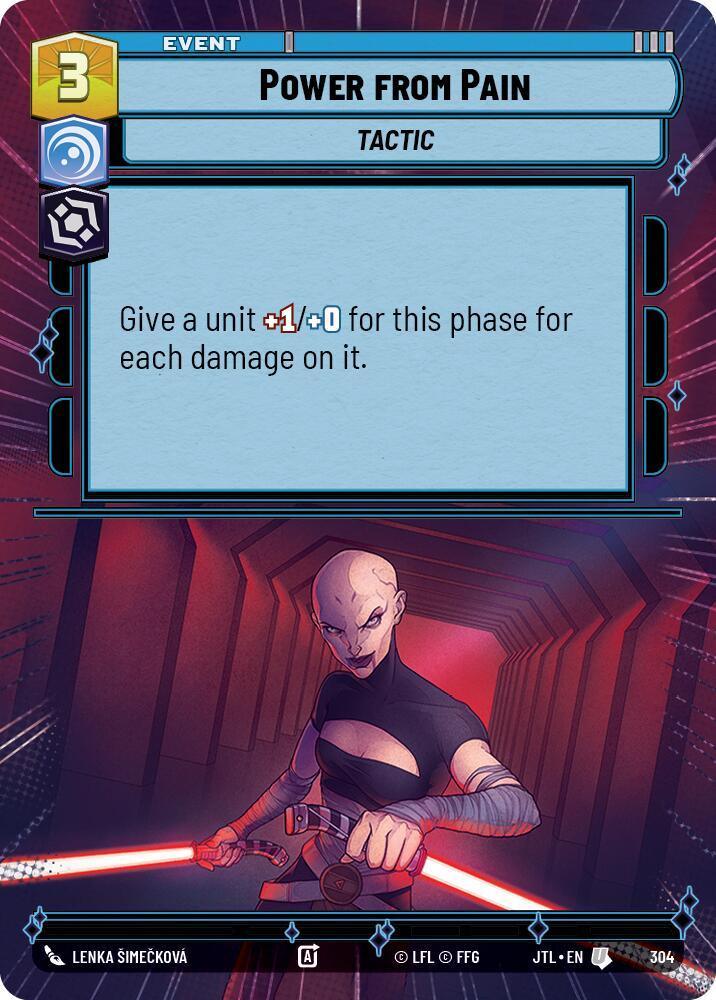  Power from Pain (Hyperspace) (304) [Jump to Lightspeed] - Trading Card World