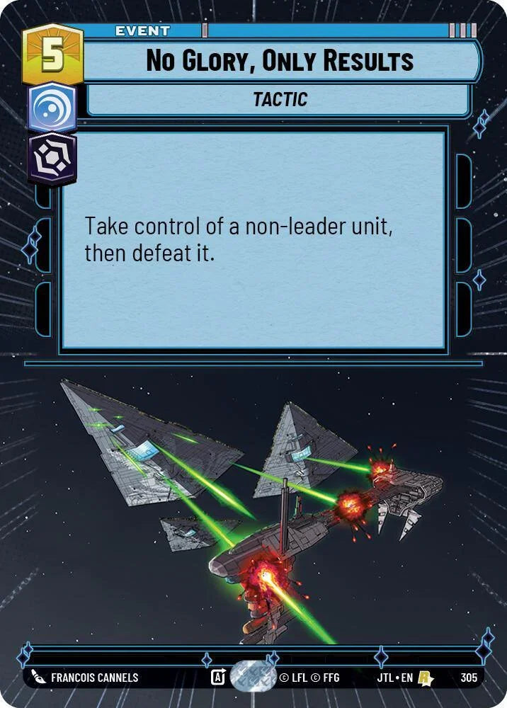  No Glory, Only Results (Hyperspace) (305) [Jump to Lightspeed] - Trading Card World