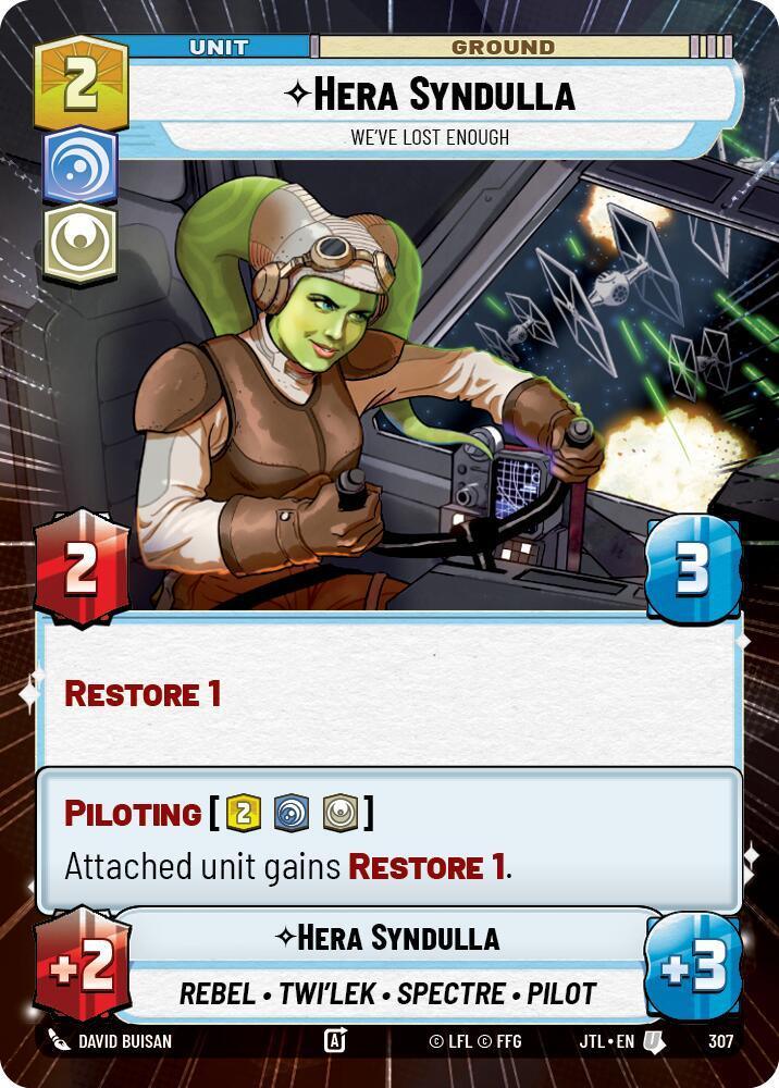  Hera Syndulla - We've Lost Enough (Hyperspace) (307) [Jump to Lightspeed] - Trading Card World