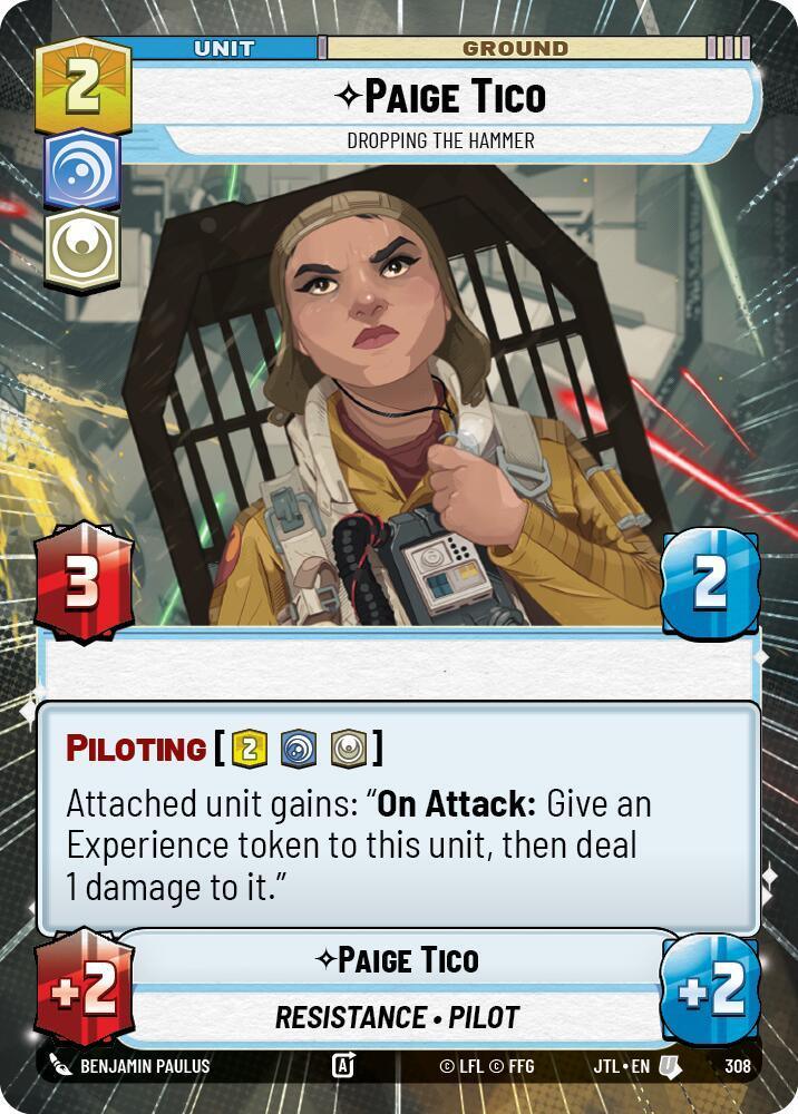  Paige Tico - Dropping the Hammer (Hyperspace) (308) [Jump to Lightspeed] - Trading Card World