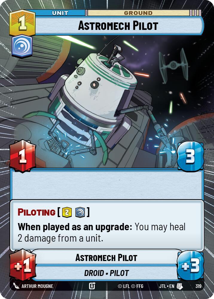  Astromech Pilot (Hyperspace) (319) [Jump to Lightspeed] - Trading Card World