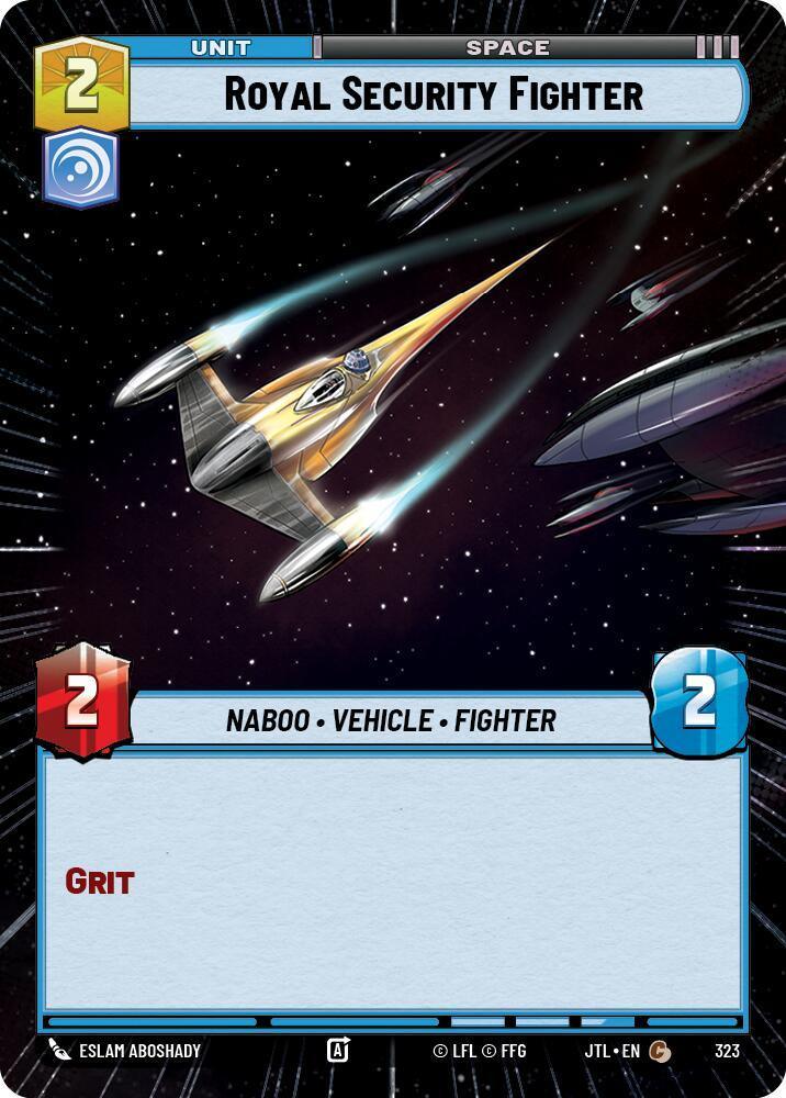  Royal Security Fighter (Hyperspace) (323) [Jump to Lightspeed] - Trading Card World