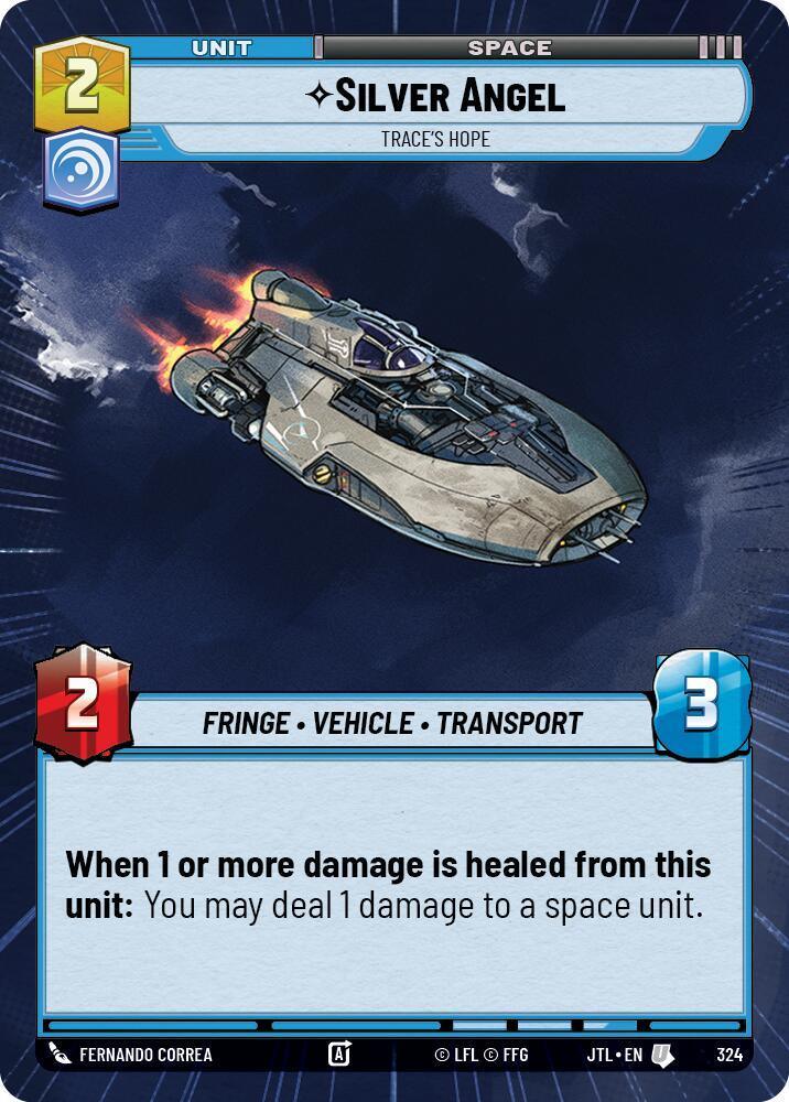  Silver Angel - Trace's Hope (Hyperspace) (324) [Jump to Lightspeed] - Trading Card World