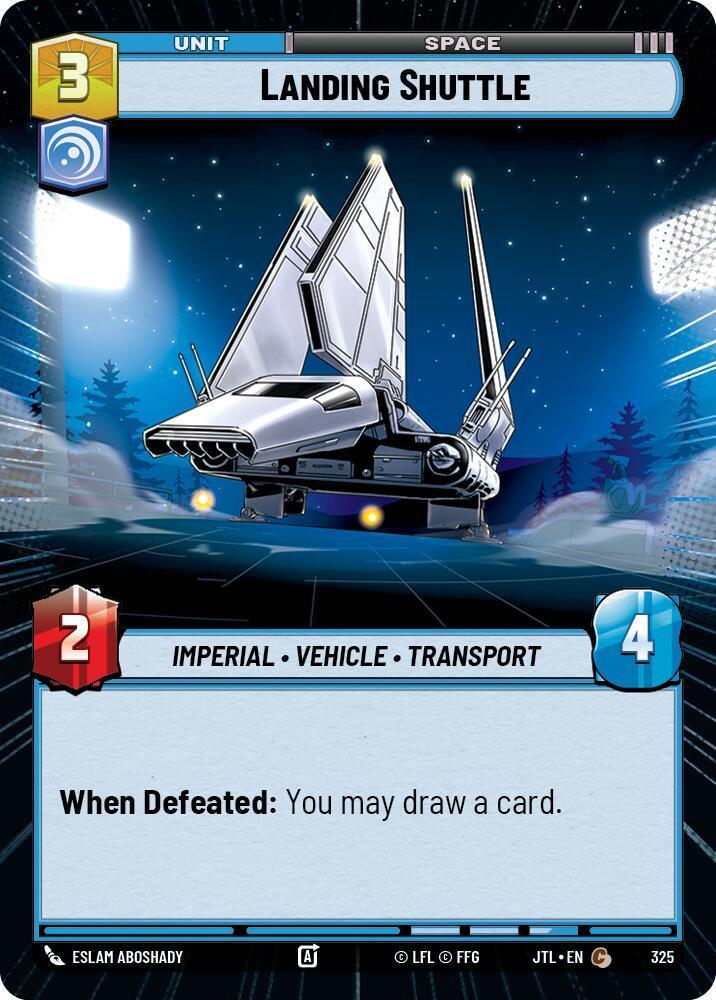  Landing Shuttle (Hyperspace) (325) [Jump to Lightspeed] - Trading Card World