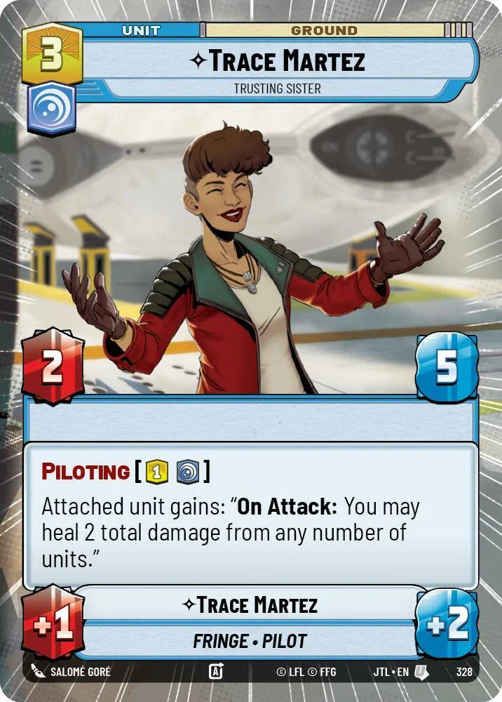  Trace Martez - Trusting Sister (Hyperspace) (328) [Jump to Lightspeed] - Trading Card World