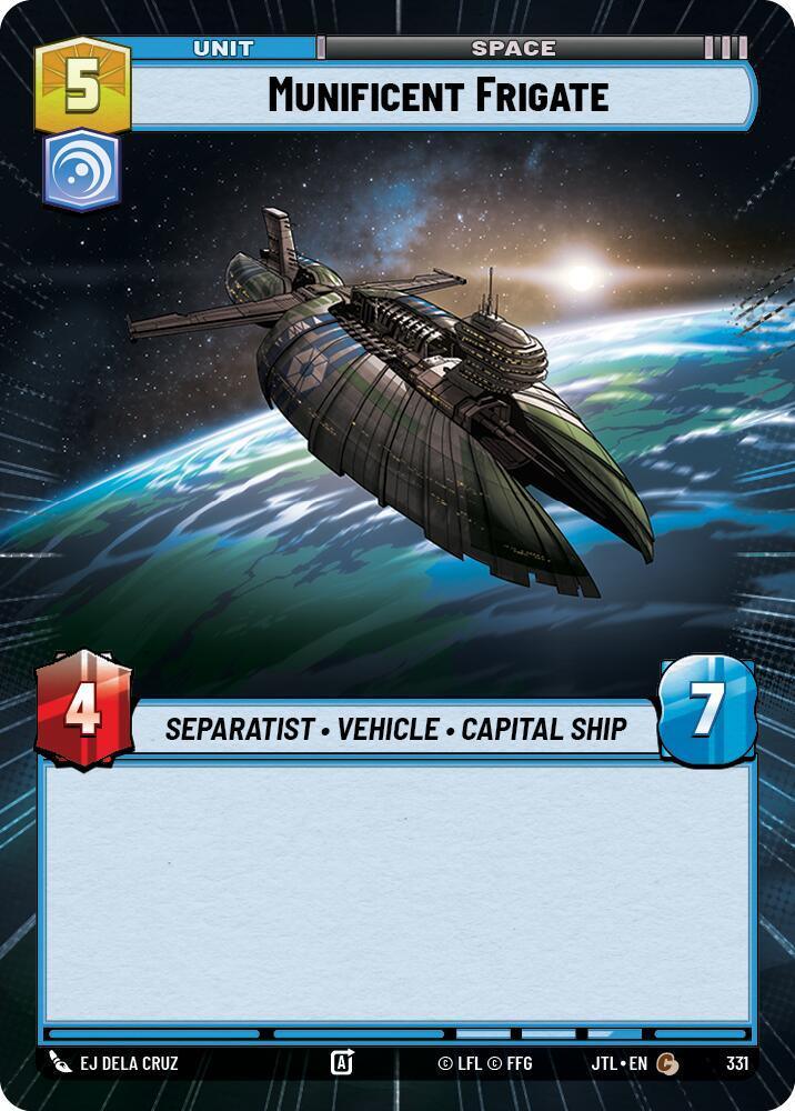 Munificent Frigate (Hyperspace) (331) [Jump to Lightspeed] - Trading Card World