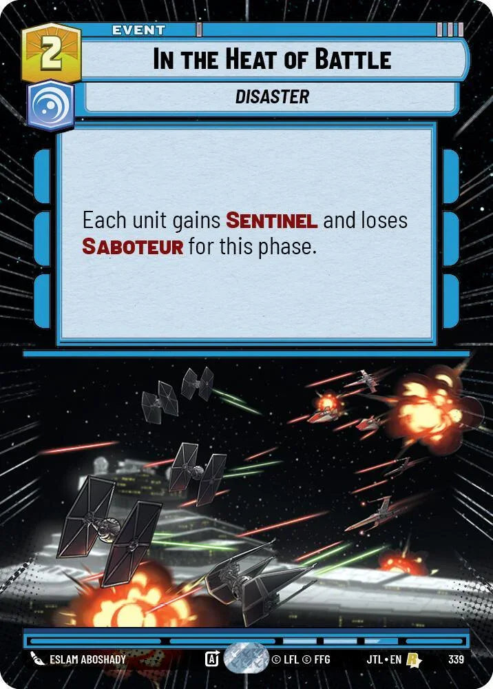  In the Heat of Battle (Hyperspace) (339) [Jump to Lightspeed] - Trading Card World