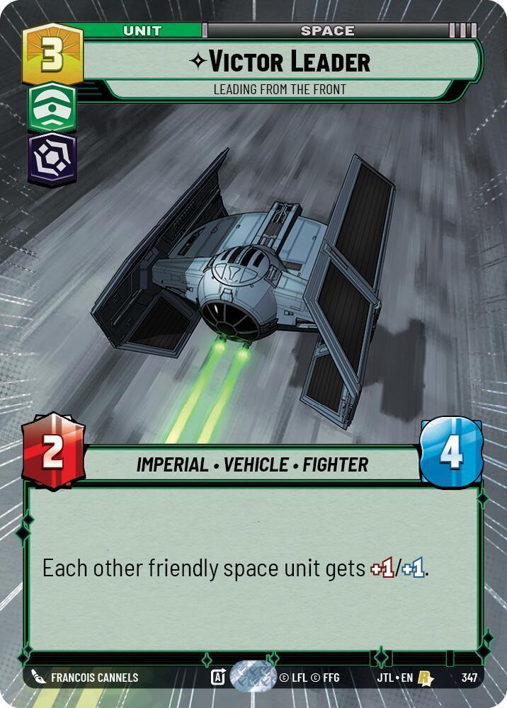  Victor Leader - Leading from the Front (Hyperspace) (347) [Jump to Lightspeed] - Trading Card World