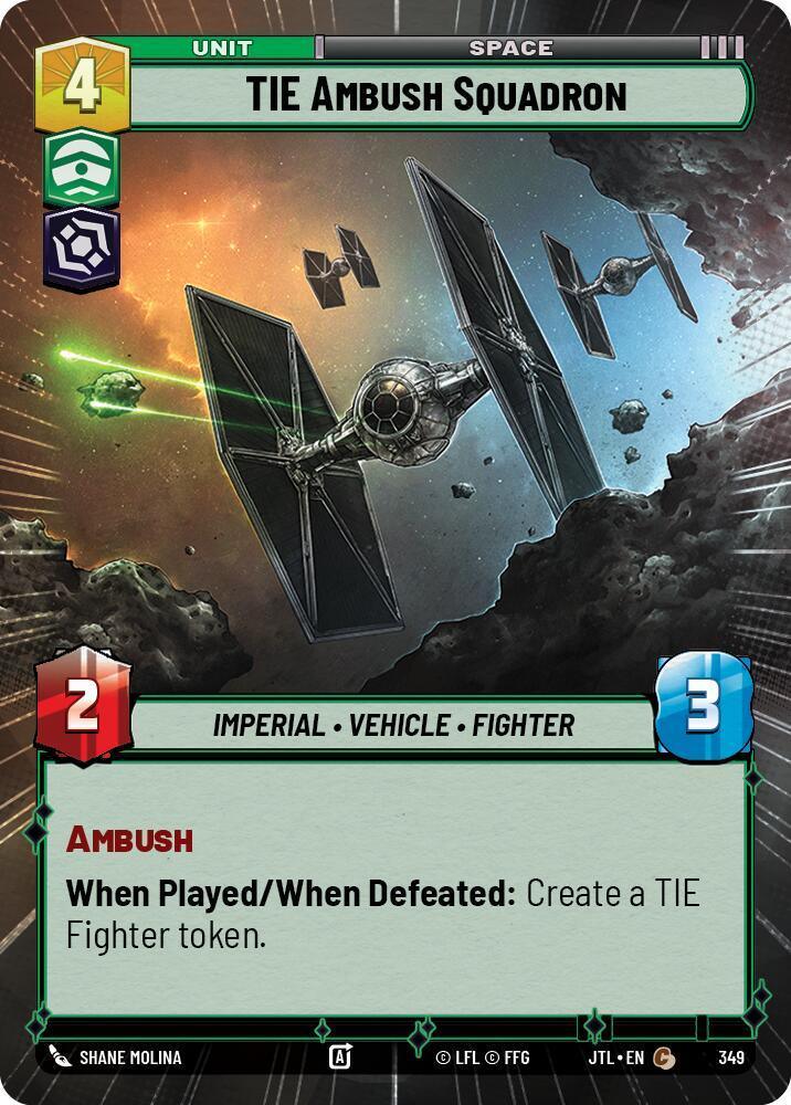  TIE Ambush Squadron (Hyperspace) (349) [Jump to Lightspeed] - Trading Card World