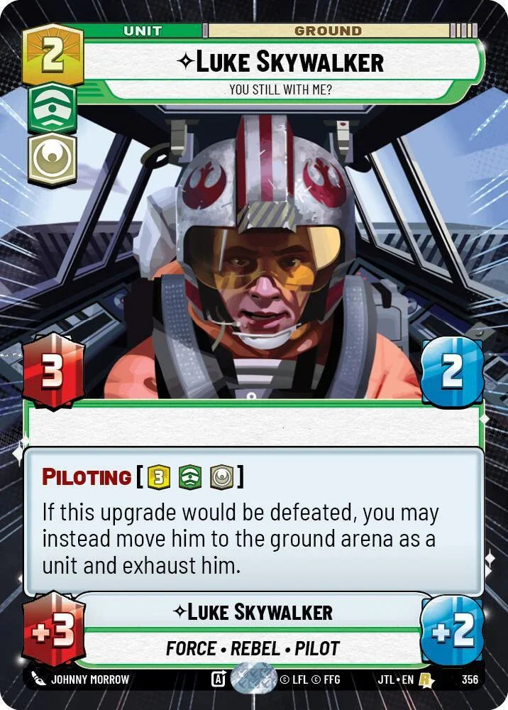  Luke Skywalker - You Still With Me? (Hyperspace) (356) [Jump to Lightspeed] - Trading Card World