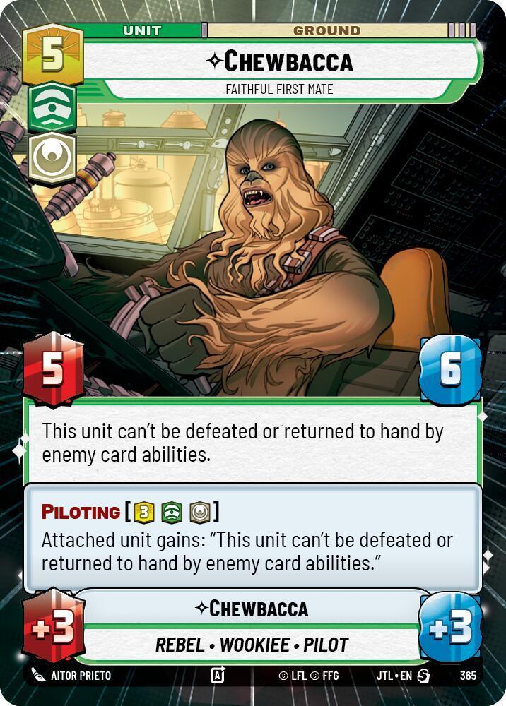  Chewbacca - Faithful First Mate (Hyperspace) (365) [Jump to Lightspeed] - Trading Card World
