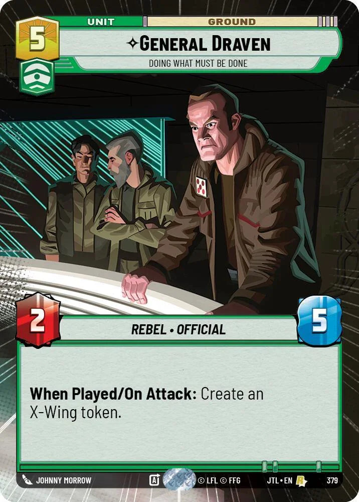  General Draven - Doing What Must Be Done (Hyperspace) (379) [Jump to Lightspeed] - Trading Card World