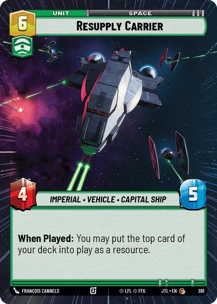  Resupply Carrier (Hyperspace) (381) [Jump to Lightspeed] - Trading Card World