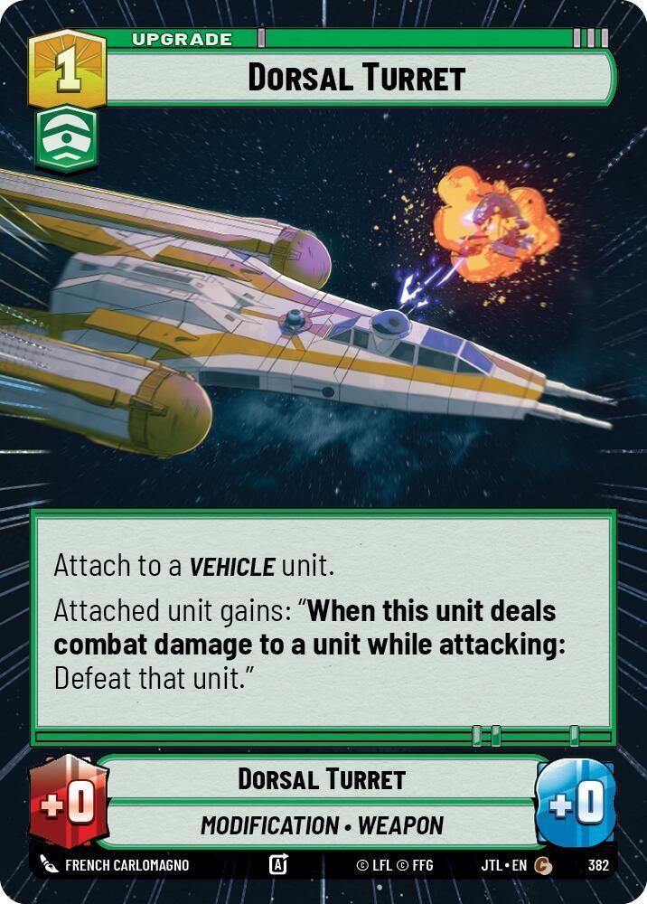  Dorsal Turret (Hyperspace) (382) [Jump to Lightspeed] - Trading Card World
