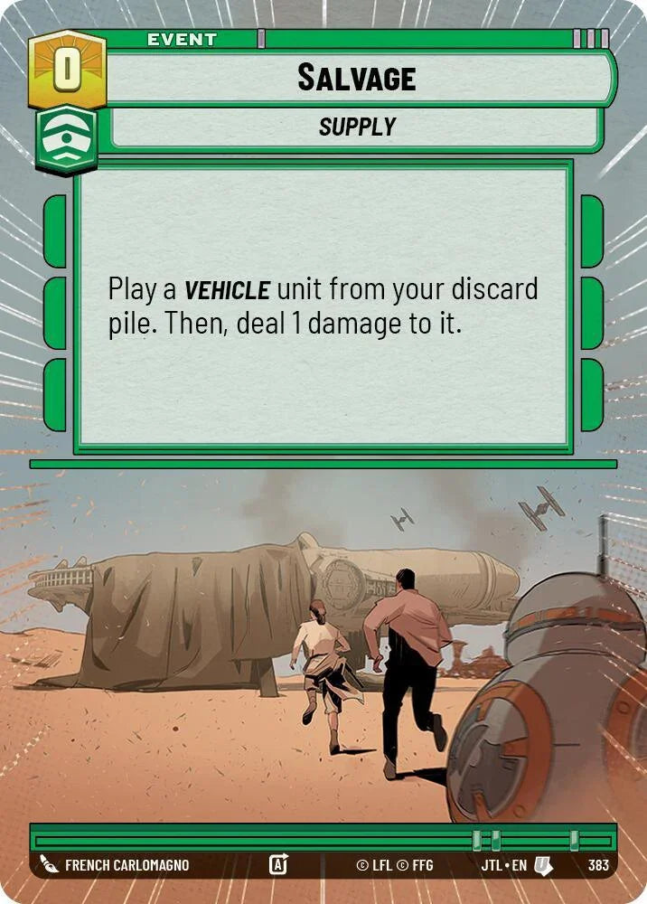  Salvage (Hyperspace) (383) [Jump to Lightspeed] - Trading Card World