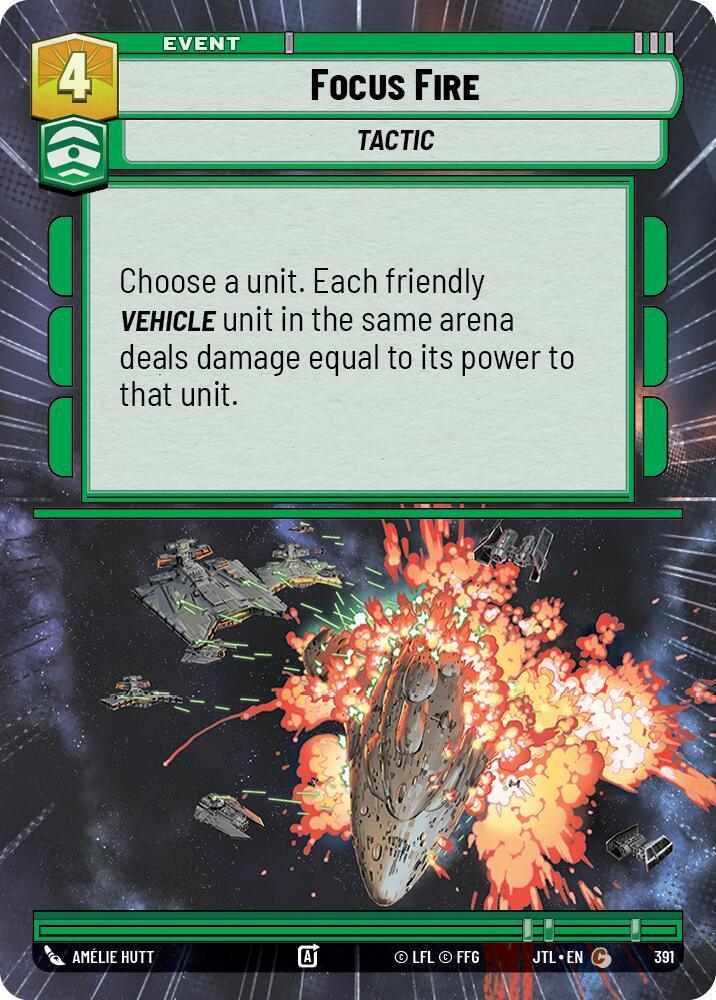  Focus Fire (Hyperspace) (391) [Jump to Lightspeed] - Trading Card World