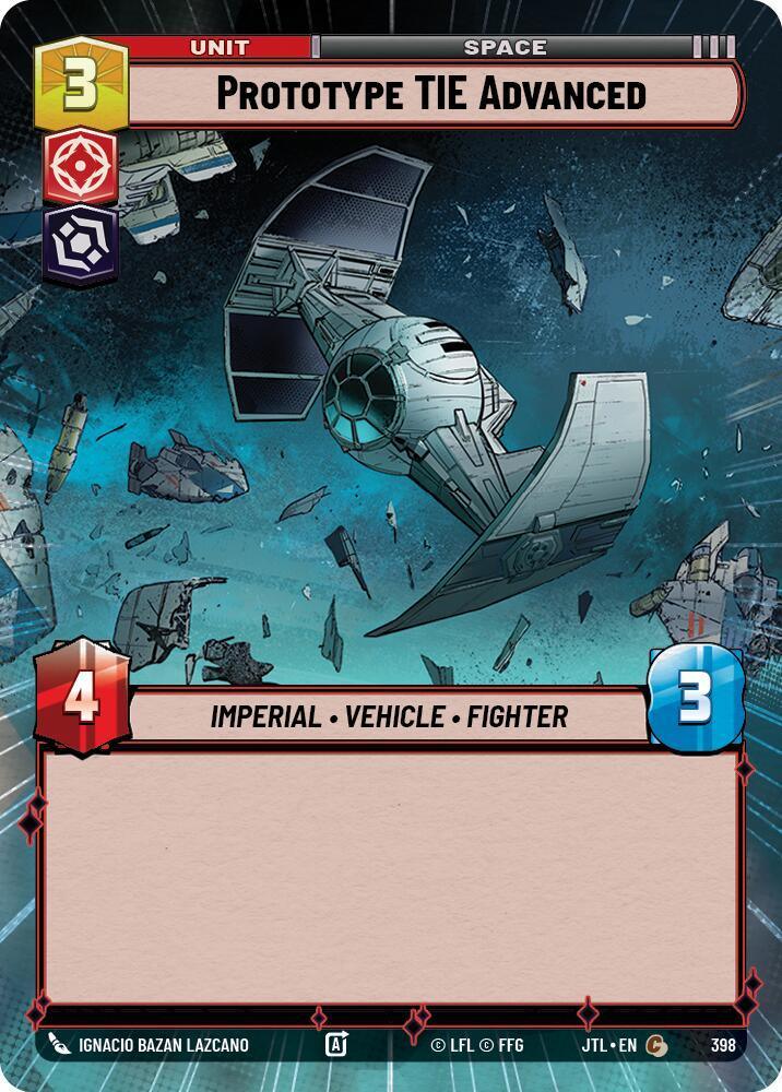  Prototype TIE Advanced (Hyperspace) (398) [Jump to Lightspeed] - Trading Card World