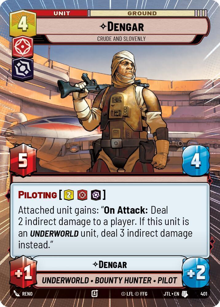  Dengar - Crude and Slovenly (Hyperspace) (401) [Jump to Lightspeed] - Trading Card World