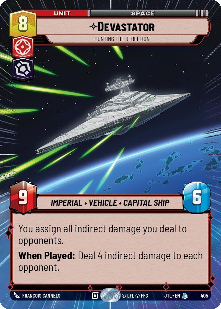  Devastator - Hunting the Rebellion (Hyperspace) (405) [Jump to Lightspeed] - Trading Card World