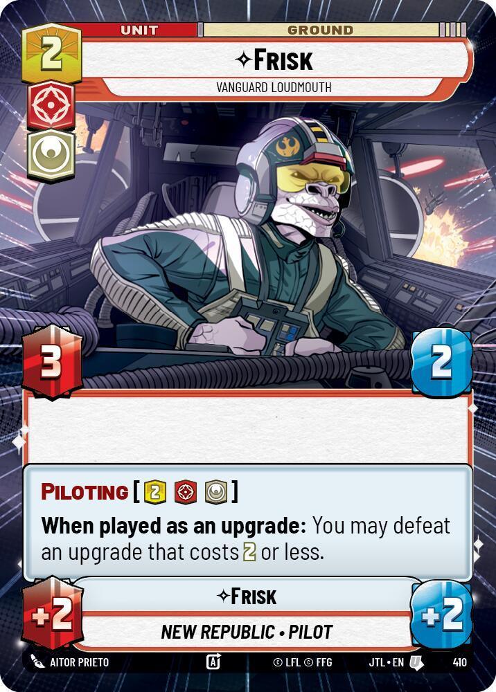  Frisk - Vanguard Loudmouth (Hyperspace) (410) [Jump to Lightspeed] - Trading Card World