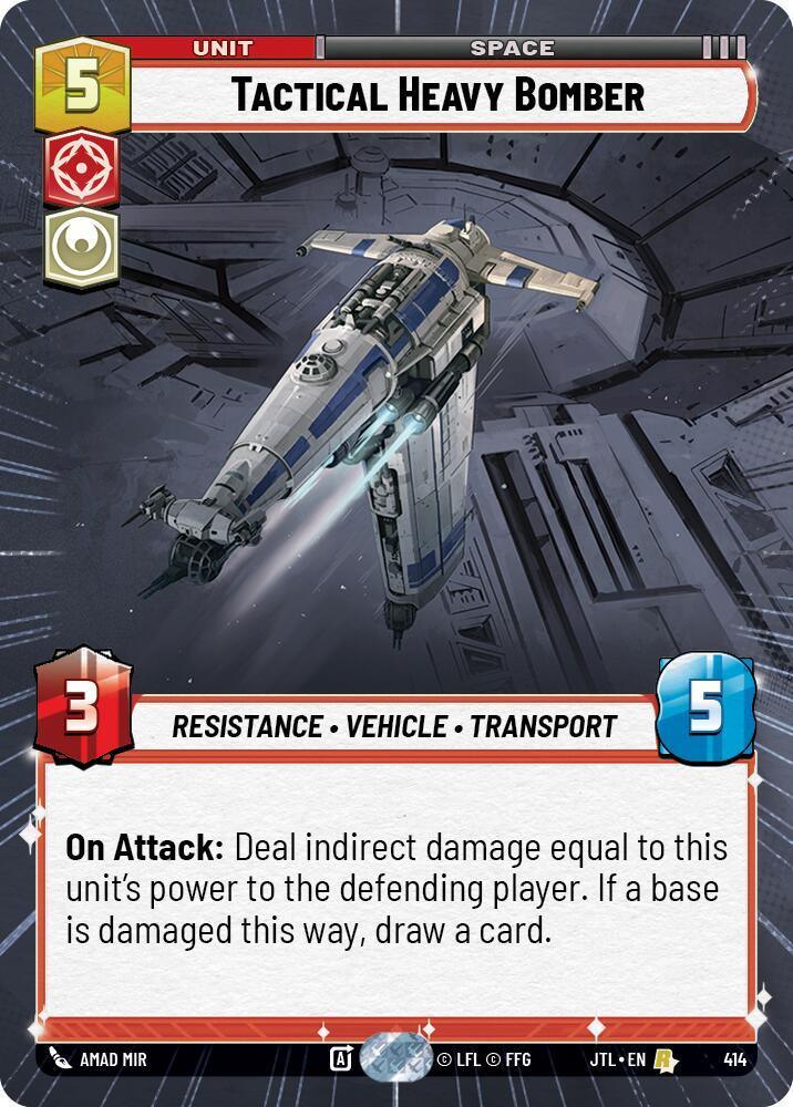  Tactical Heavy Bomber (Hyperspace) (414) [Jump to Lightspeed] - Trading Card World