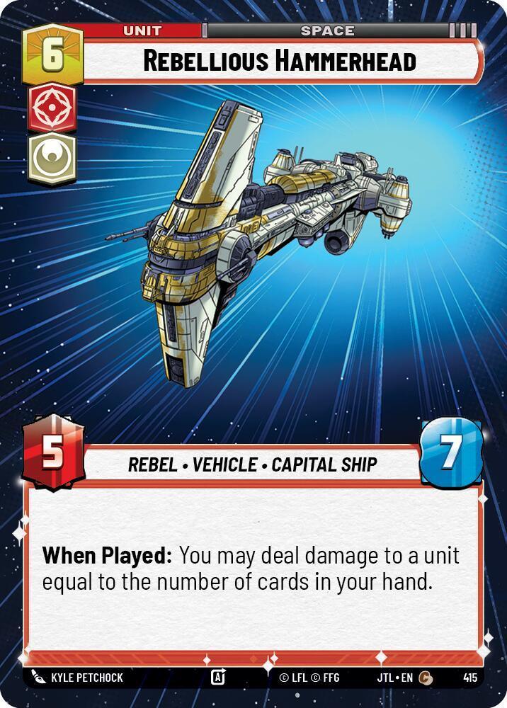  Rebellious Hammerhead (Hyperspace) (415) [Jump to Lightspeed] - Trading Card World