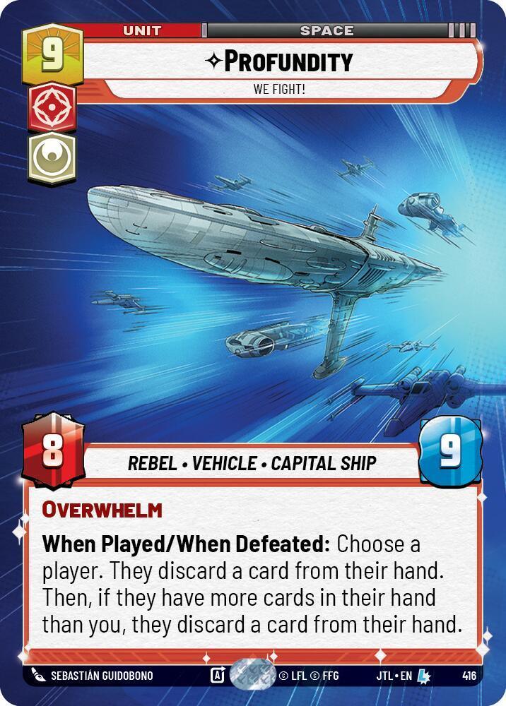  Profundity - We Fight! (Hyperspace) (416) [Jump to Lightspeed] - Trading Card World