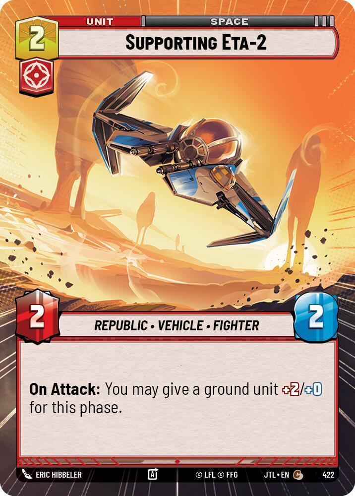  Supporting Eta-2 (Hyperspace) (422) [Jump to Lightspeed] - Trading Card World