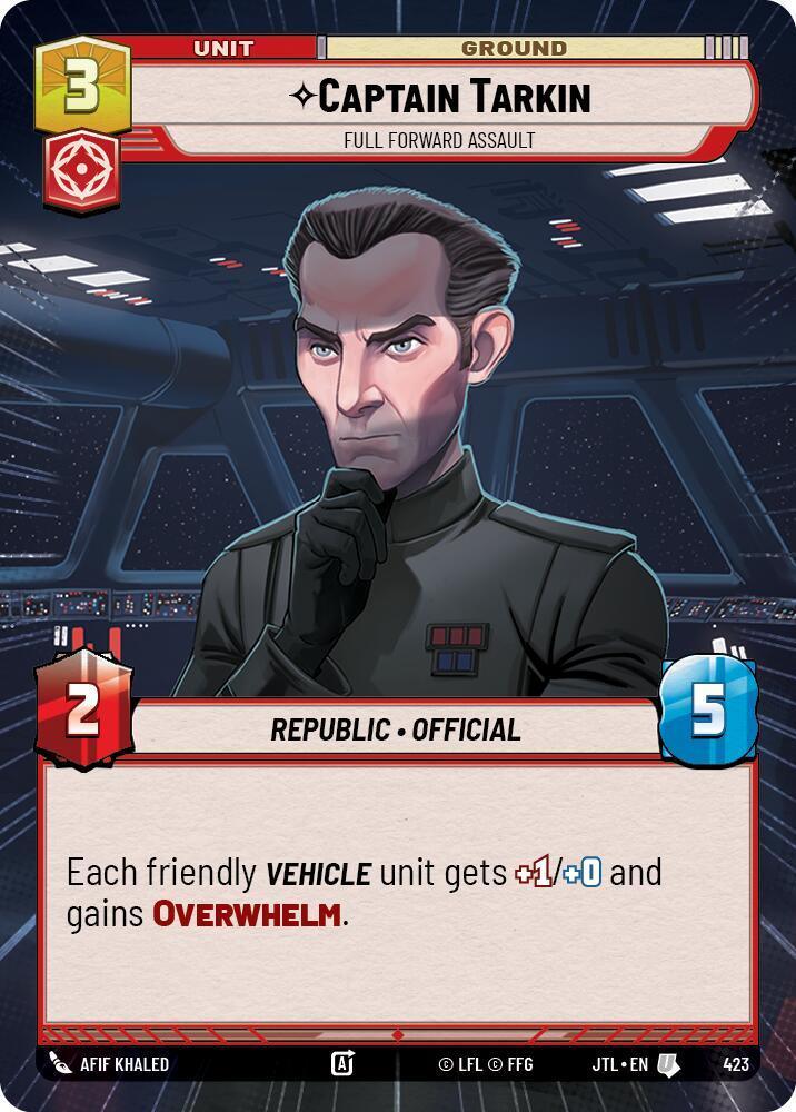  Captain Tarkin - Full Forward Assault (Hyperspace) (423) [Jump to Lightspeed] - Trading Card World