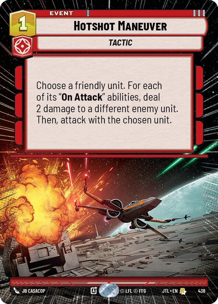  Hotshot Maneuver (Hyperspace) (436) [Jump to Lightspeed] - Trading Card World