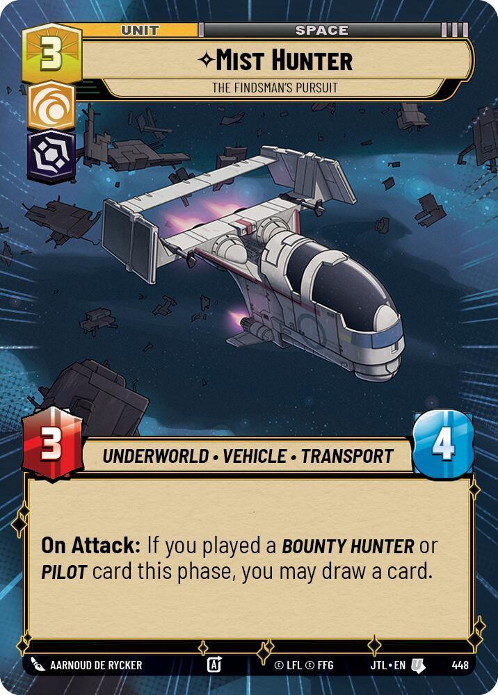  Mist Hunter - The Findsman's Pursuit (Hyperspace) (448) [Jump to Lightspeed] - Trading Card World