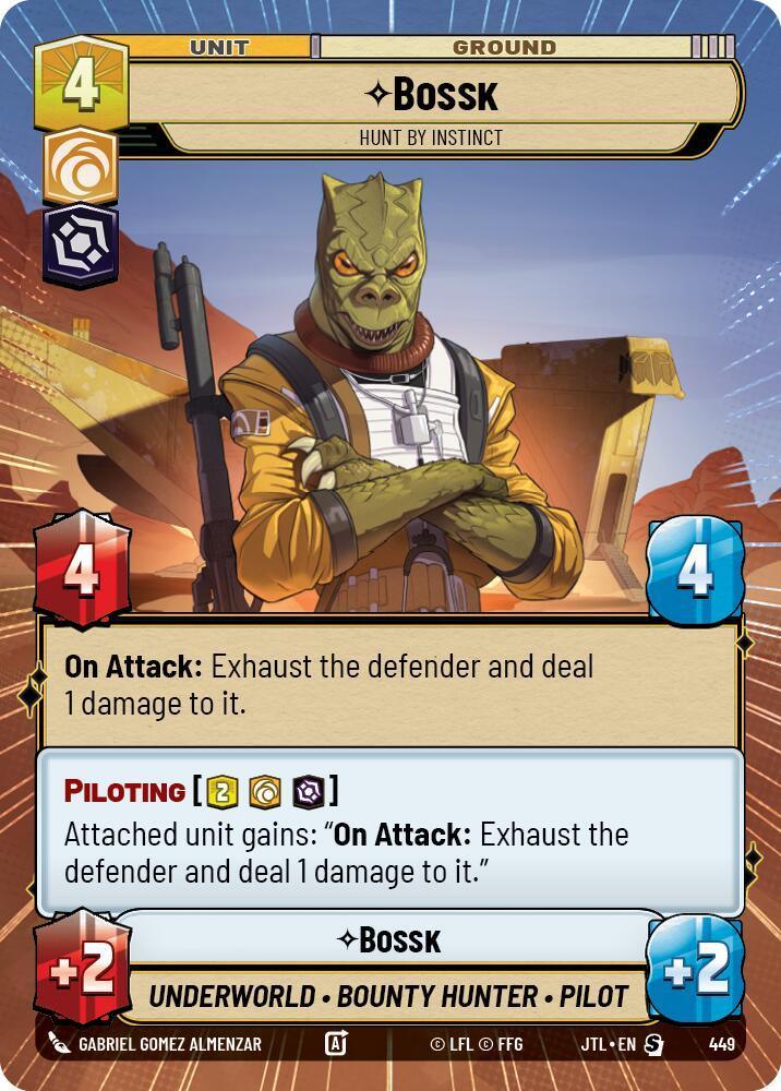  Bossk - Hunt By Instinct (Hyperspace) (449) [Jump to Lightspeed] - Trading Card World