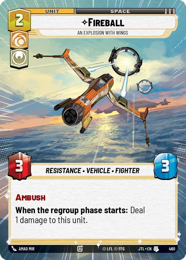  Fireball - An Explosion With Wings (Hyperspace) (460) [Jump to Lightspeed] - Trading Card World