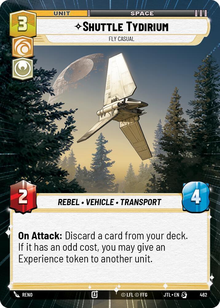  Shuttle Tydirium - Fly Casual (Hyperspace) (462) [Jump to Lightspeed] - Trading Card World