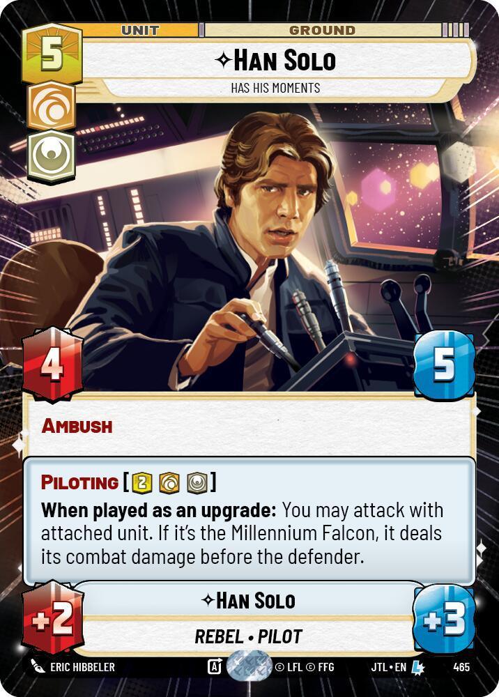  Han Solo - Has His Moments (Hyperspace) (465) [Jump to Lightspeed] - Trading Card World