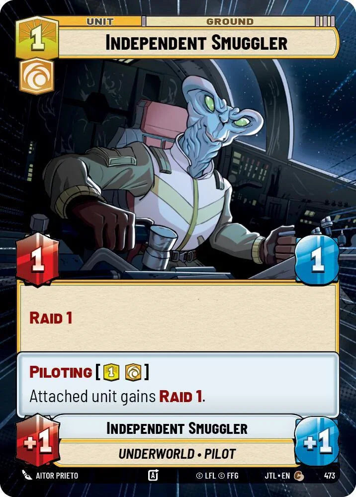  Independent Smuggler (Hyperspace) (473) [Jump to Lightspeed] - Trading Card World