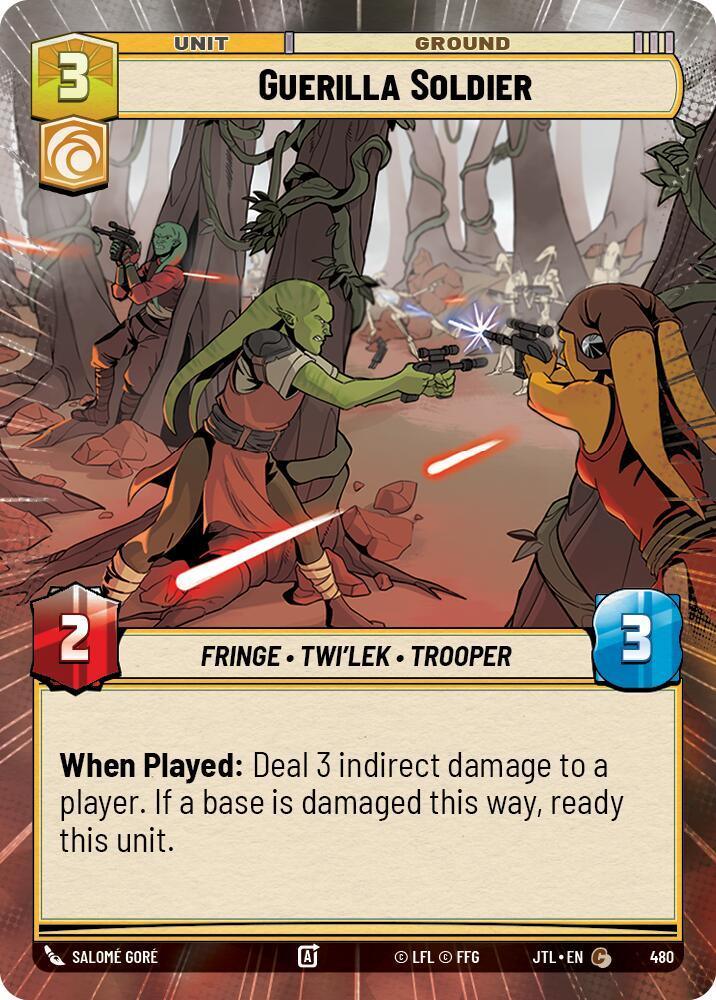  Guerilla Soldier (Hyperspace) (480) [Jump to Lightspeed] - Trading Card World