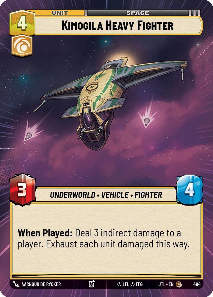  Kimogila Heavy Fighter (Hyperspace) (484) [Jump to Lightspeed] - Trading Card World