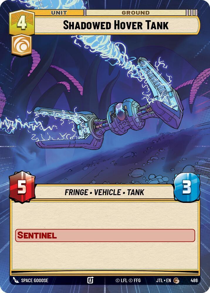  Shadowed Hover Tank (Hyperspace) (486) [Jump to Lightspeed] - Trading Card World