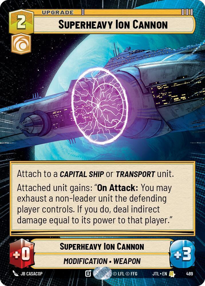  Superheavy Ion Cannon (Hyperspace) (489) [Jump to Lightspeed] - Trading Card World