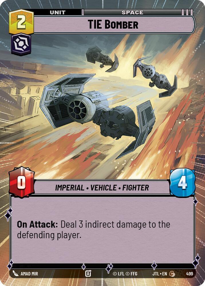  TIE Bomber (Hyperspace) (499) [Jump to Lightspeed] - Trading Card World