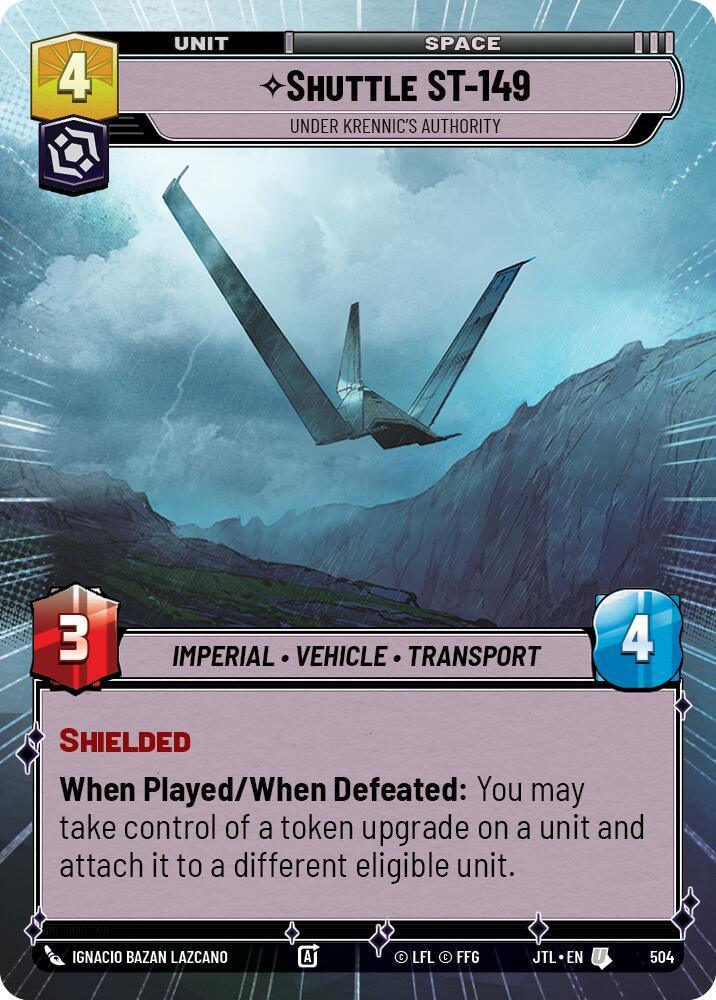  Shuttle ST-149 - Under Krennic's Authority (Hyperspace) (504) [Jump to Lightspeed] - Trading Card World