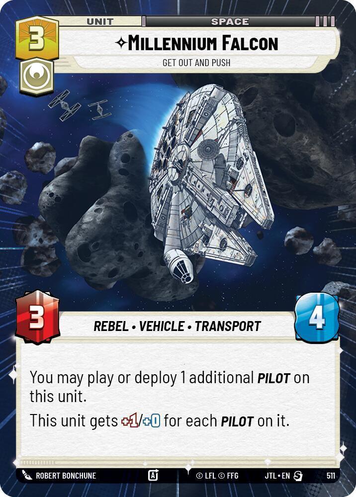  Millennium Falcon - Get Out And Push (Hyperspace) (511) [Jump to Lightspeed] - Trading Card World