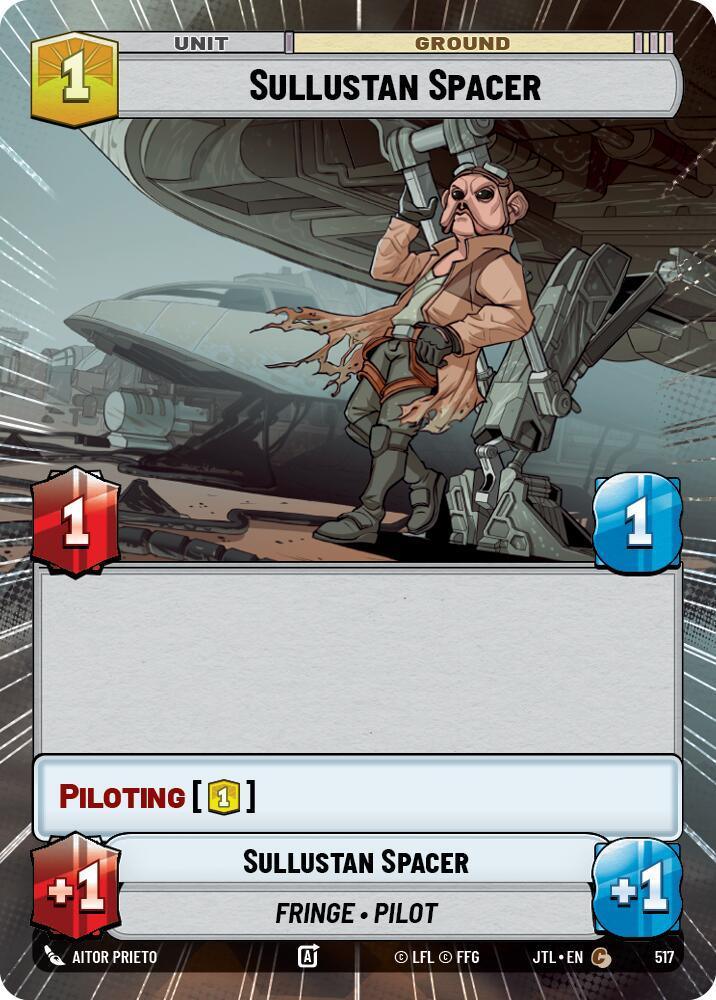  Sullustan Spacer (Hyperspace) (517) [Jump to Lightspeed] - Trading Card World