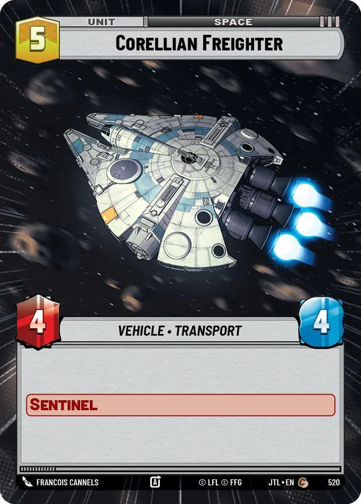  Corellian Freighter (Hyperspace) (520) [Jump to Lightspeed] - Trading Card World