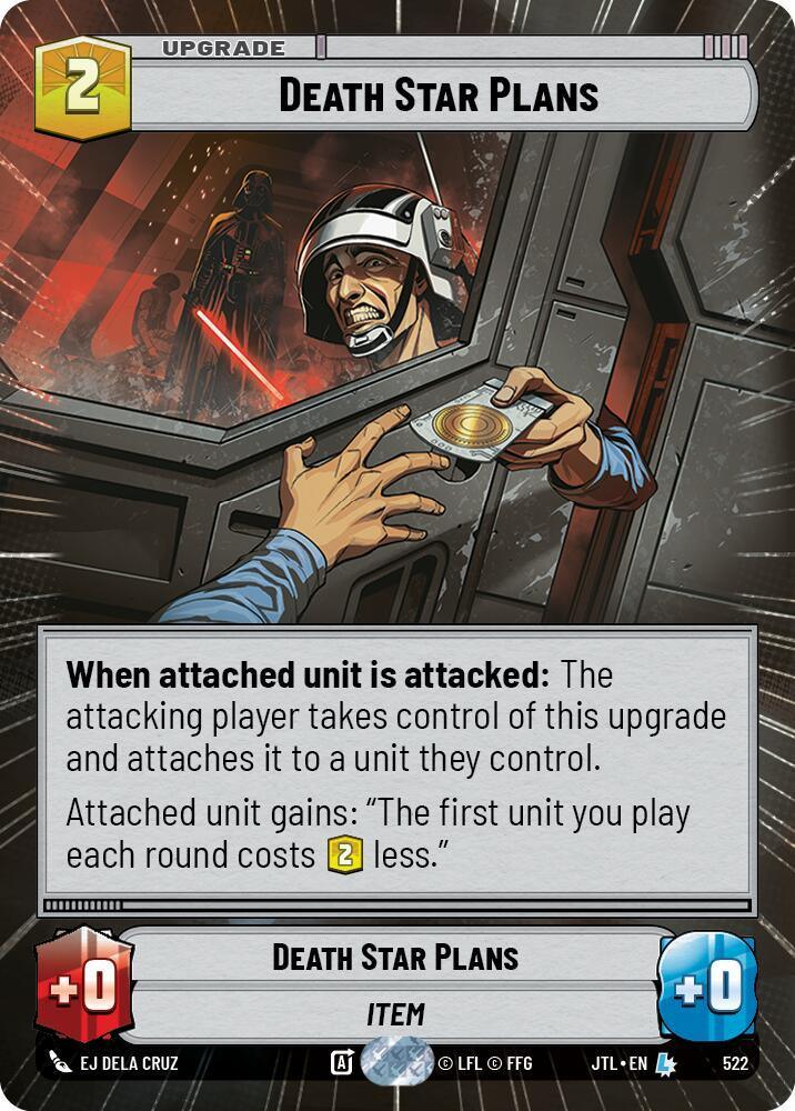  Death Star Plans (Hyperspace) (522) [Jump to Lightspeed] - Trading Card World