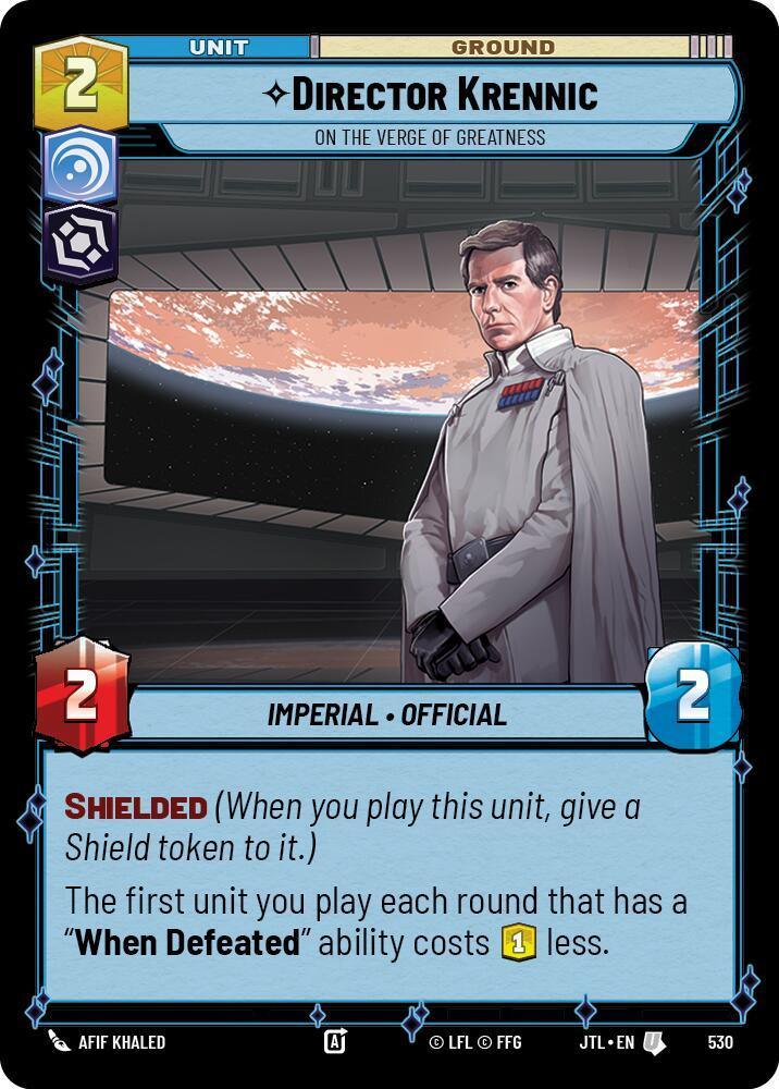 Director Krennic - On the Verge of Greatness (Foil) (530) [Jump to Lightspeed] - Trading Card World