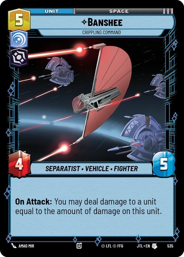  Banshee - Crippling Command (Foil) (535) [Jump to Lightspeed] - Trading Card World